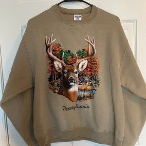 Vintage Jerzees Pennsylvania Deer Sweatshirt